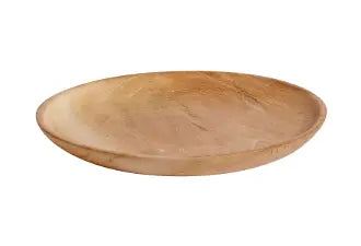 Holzteller Teak - Ø18xH2,5 cm