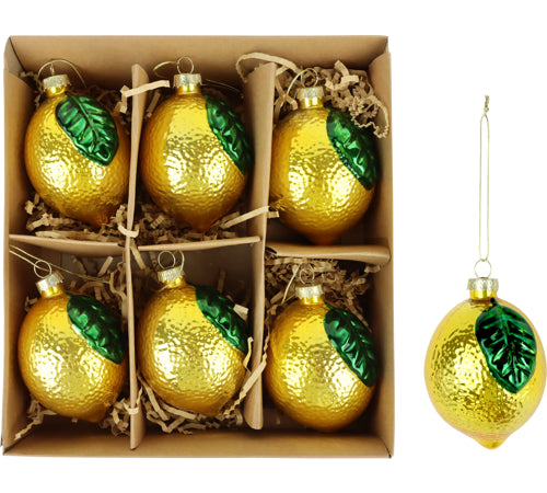 Glasschmuck Lemon