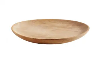 Holzteller-Teak - Ø26xH3 cm