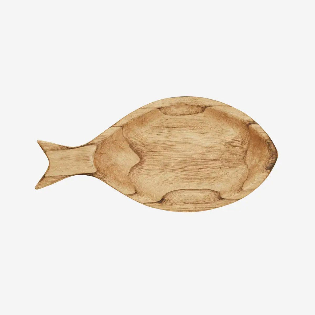 Fischtablett aus Holz
