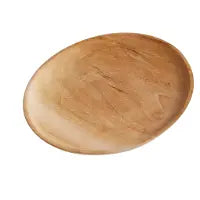 Holzteller Teak - Ø18xH2,5 cm