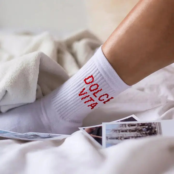 Socken "Dolce Vita", Weiß