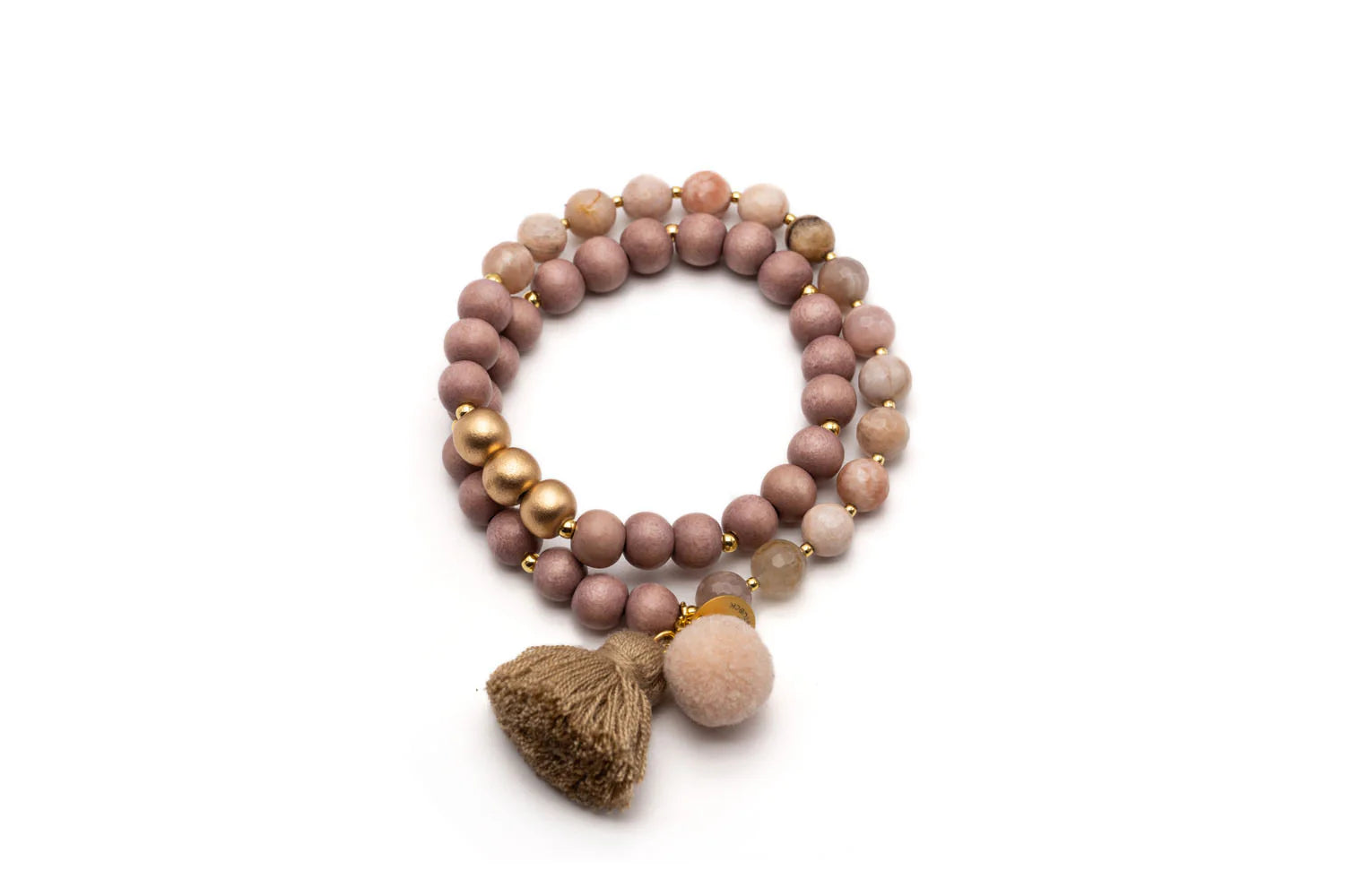 Armband - Mala Twin Sand