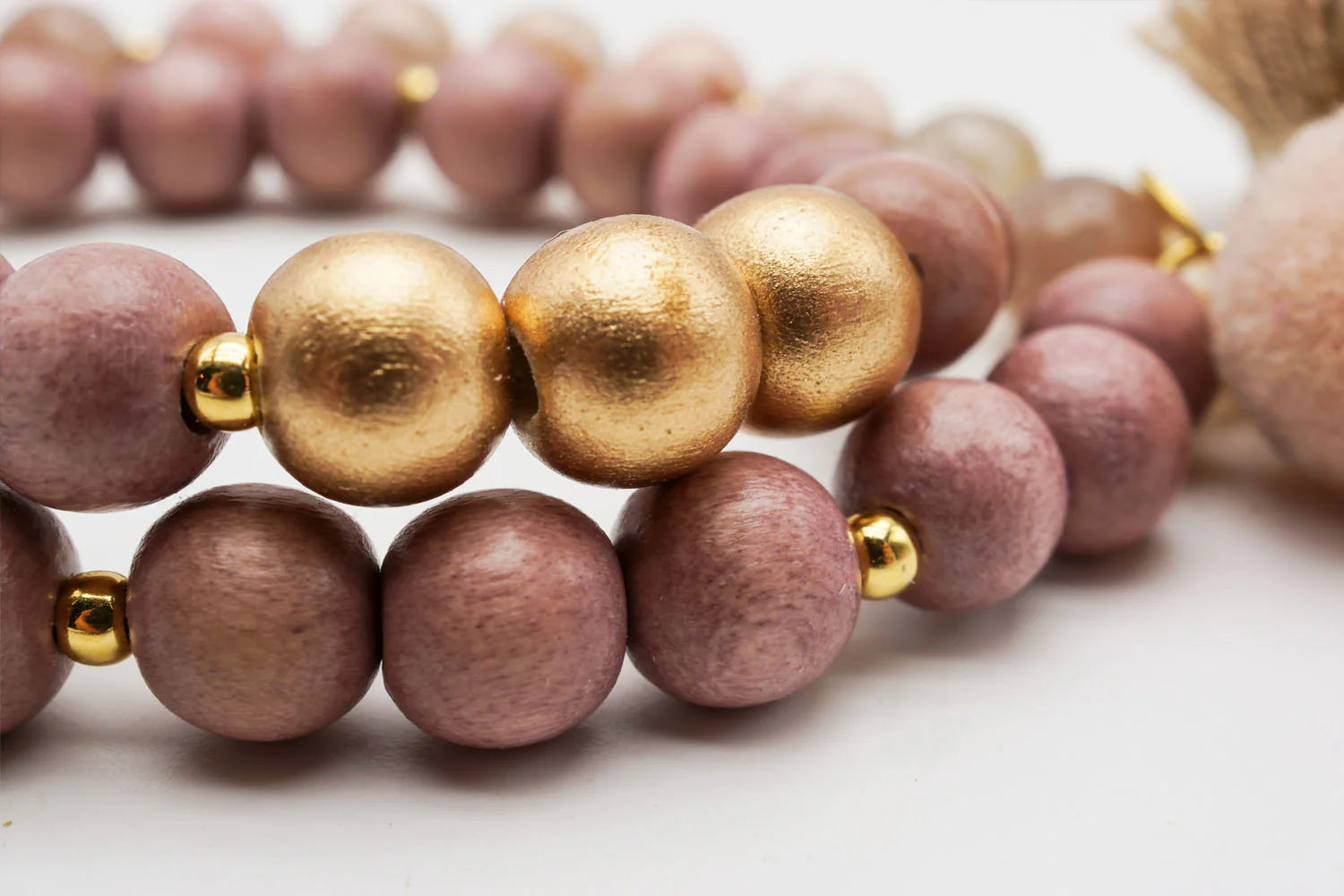 Armband - Mala Twin Sand