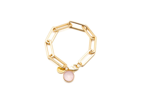 Armband - Fine Jewelry Paperclip Rose