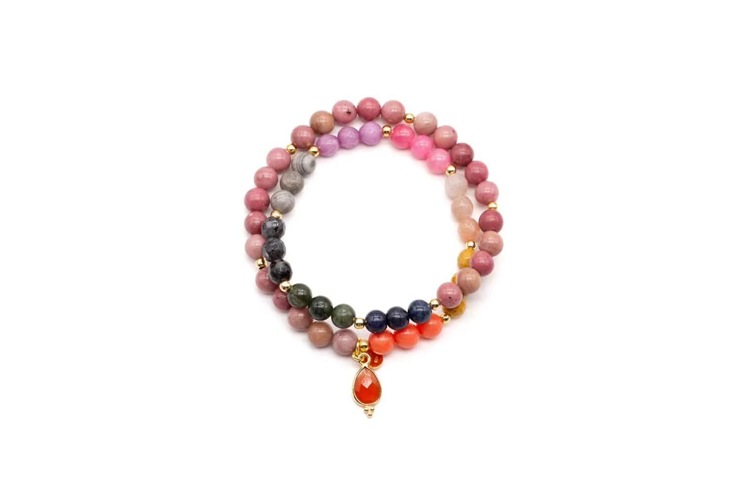 Armband Mala Twin Autumn Glow