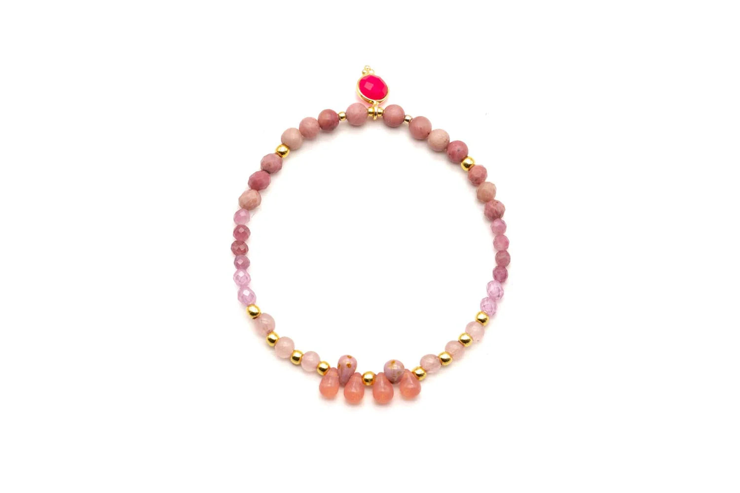 Armband  A25Drops Rose