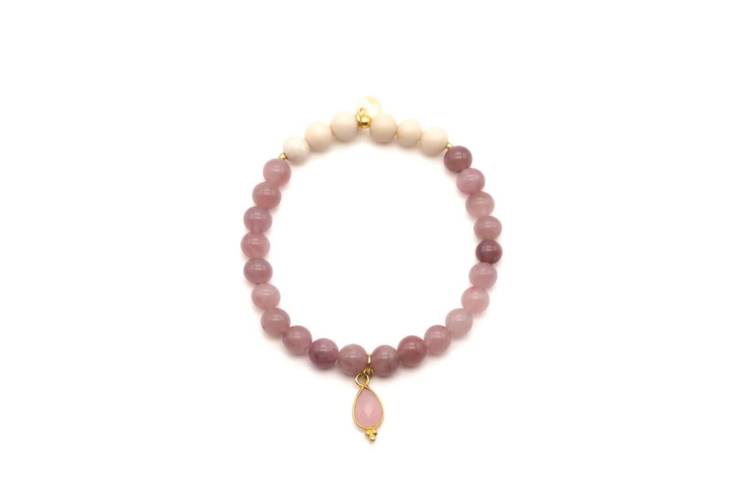 Armband Mala Single little Rose Moon