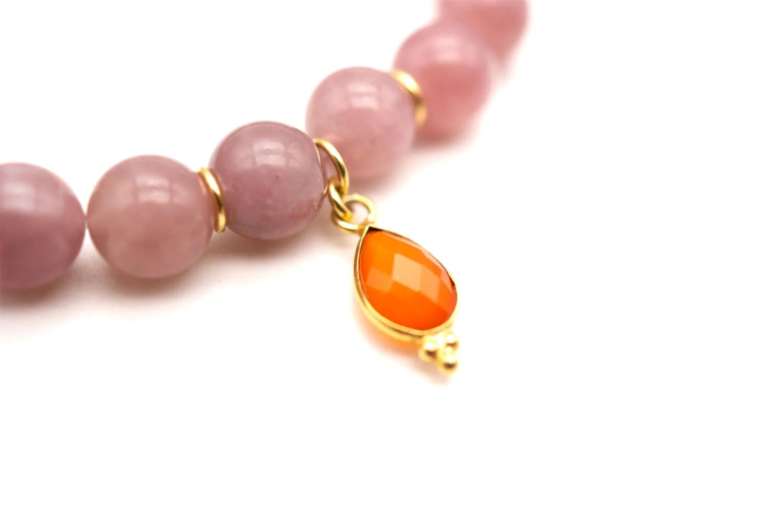 Armband Mala Single Rose Moon
