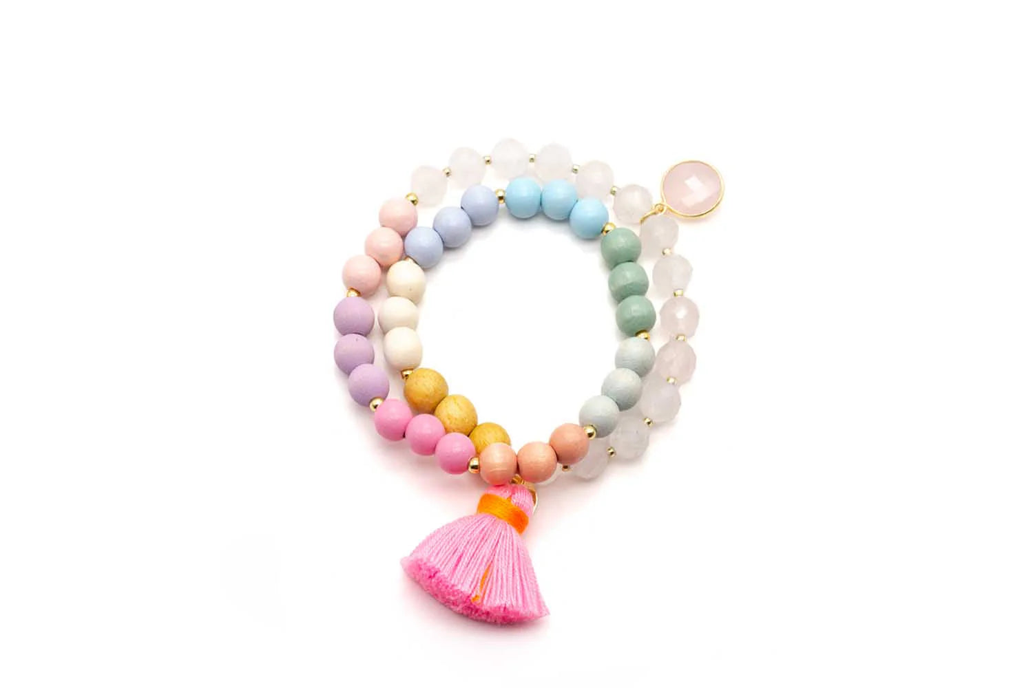 Armband - Mala Twin Pastel Shades