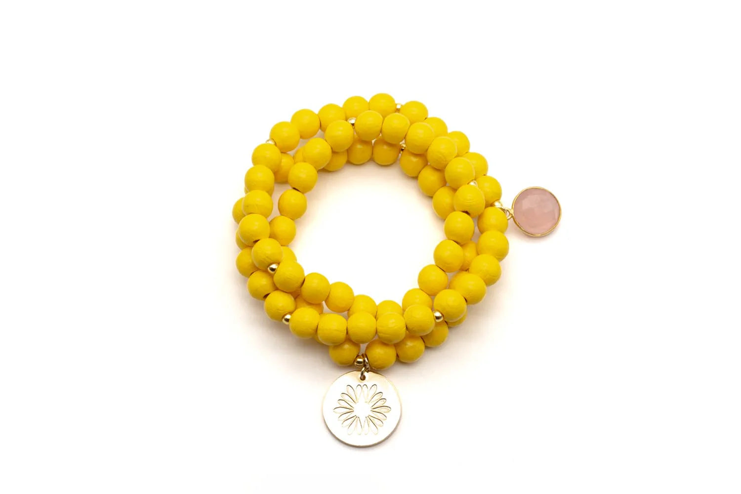 Armband - Mala Triple Lemon