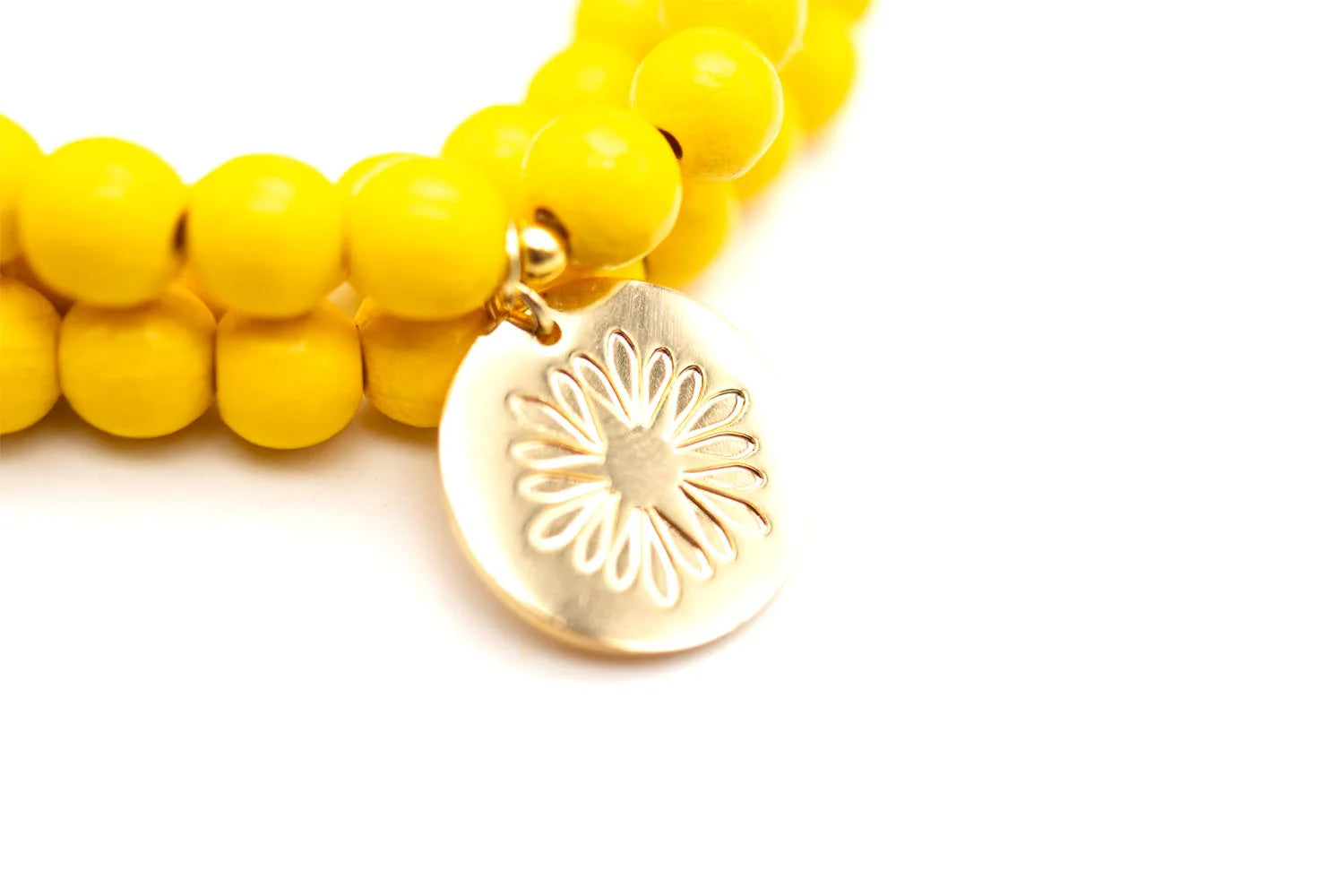Armband - Mala Triple Lemon
