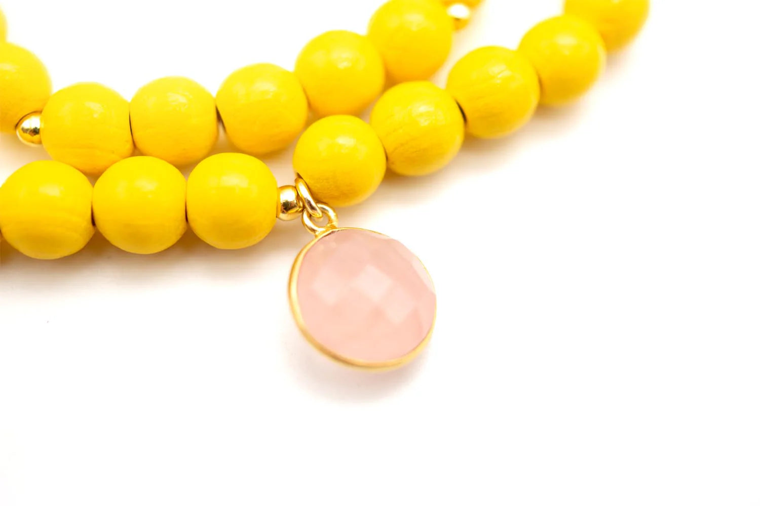 Armband - Mala Triple Lemon