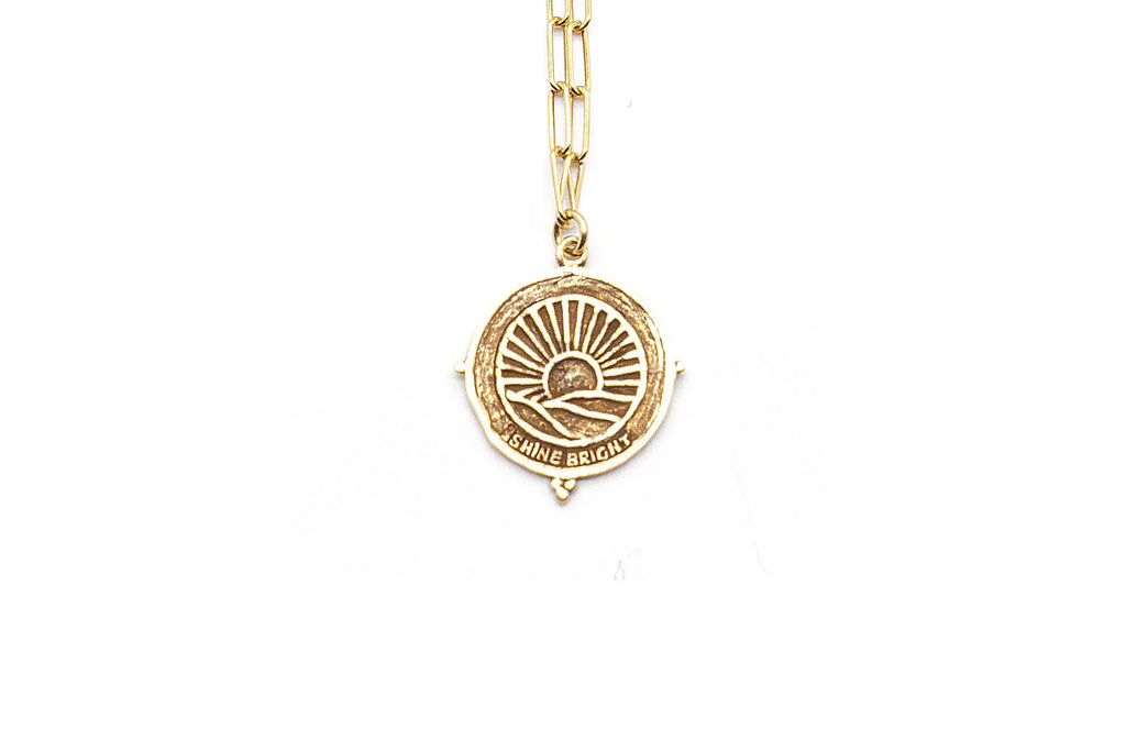 Kette - Paperclip mini Sun