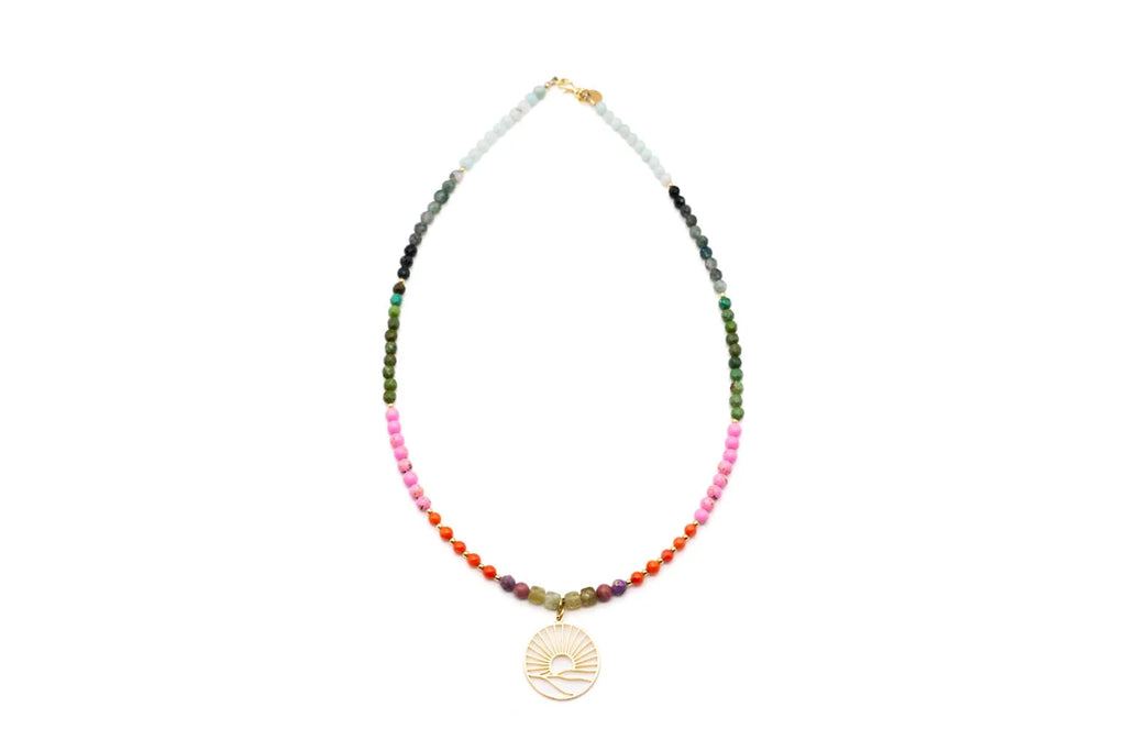 Kette - SP Pink Sun