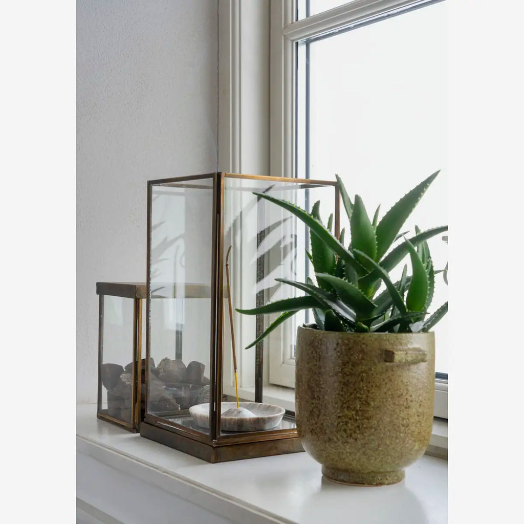Glas-Windlichter