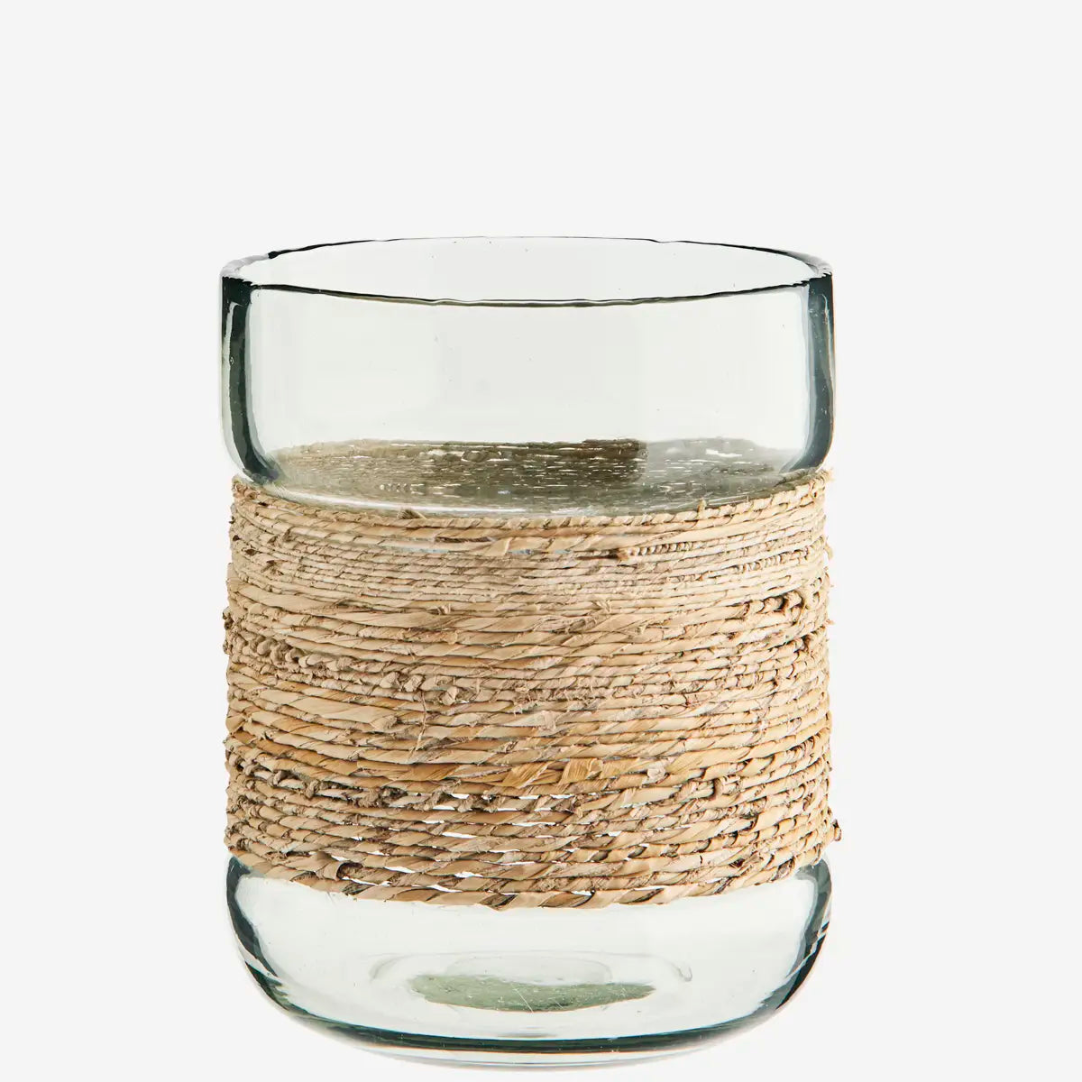 Glass vase w/ cane