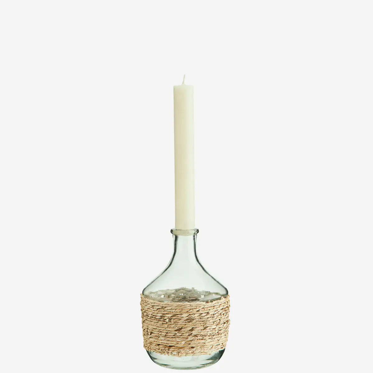 Glass bottle w/ cane