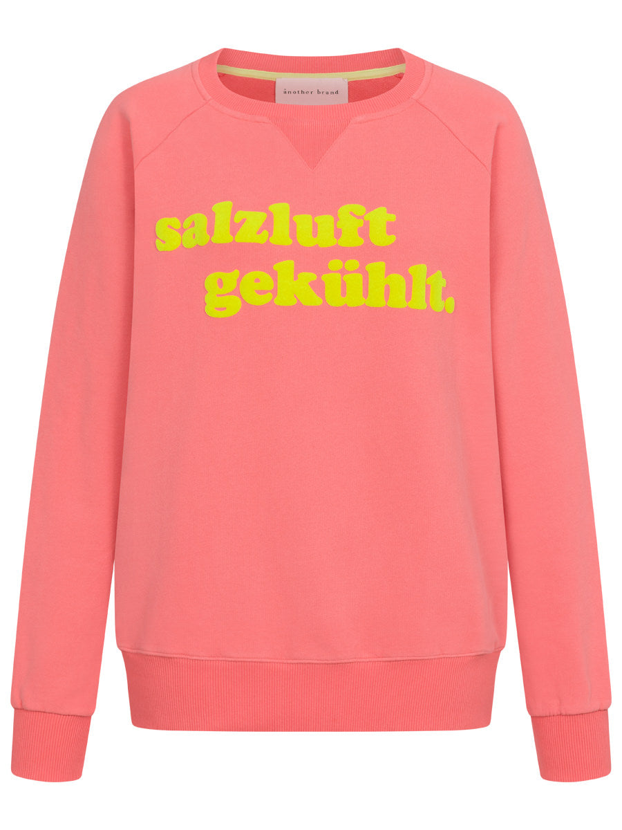 Sweatshirt - salzluft gekühlt koralle