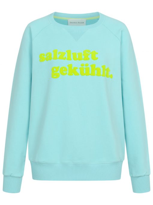 Sweatshirt - salzluft gekühlt aqua
